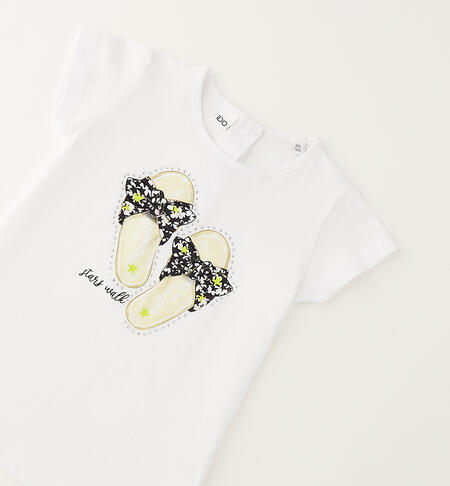 iDO girls' T-shirt BIANCO-0113