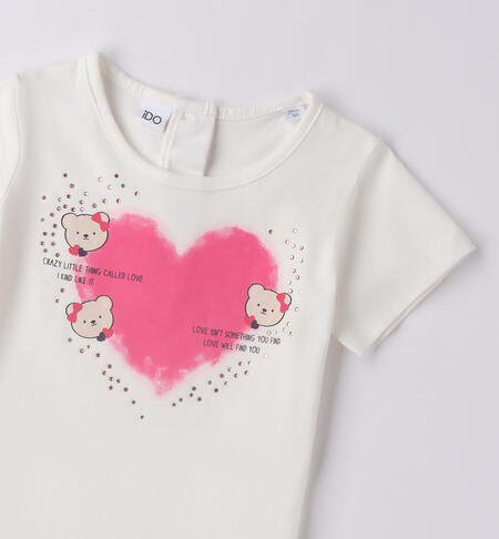 T-shirt bambina iDO PANNA-0112