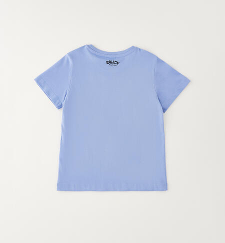 100% cotton children's T-shirt AZZURRO-3814