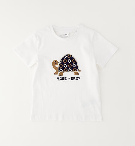 100% cotton children's T-shirt WHITE