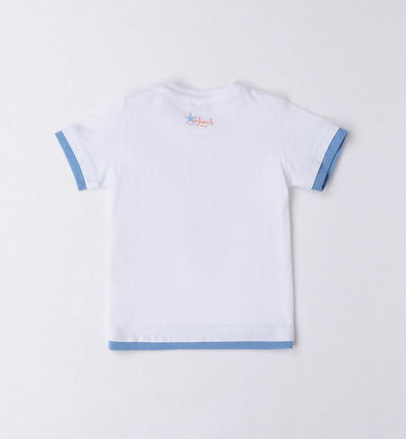 T-shirt bambino con applicazioni da 9 mesi a 8 anni iDO BIANCO-0113