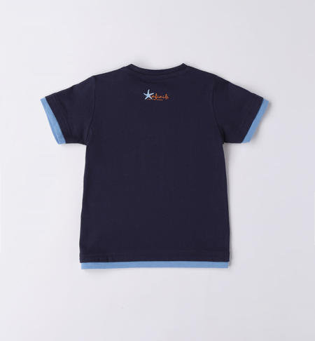T-shirt bambino con applicazioni da 9 mesi a 8 anni iDO NAVY-3854