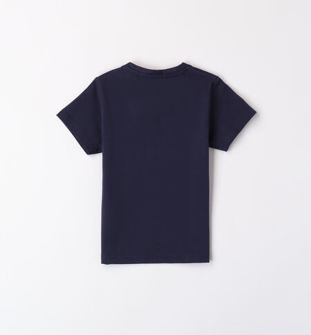 Boys' cotton T-shirt NAVY-3854