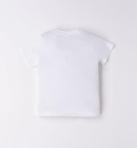 T-shirt bambino simpatiche stampe da 9 mesi a 8 anni iDO BIANCO-0113