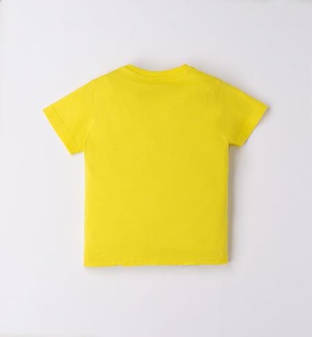 iDO cute printed T-shirt for boys from 9 months to 8 years GIALLO-1434