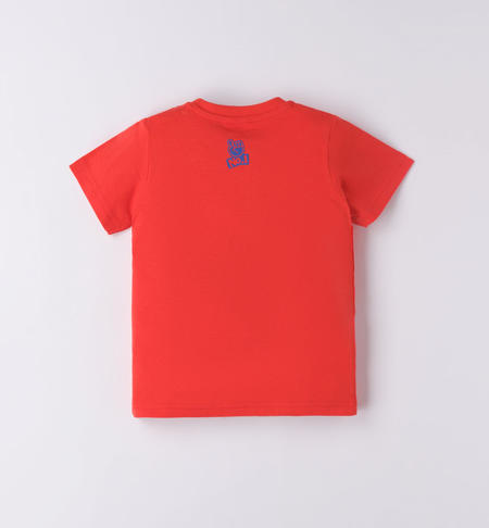 iDO large print T-shirt for boys from 9 months to 8 years ROSSO-2235