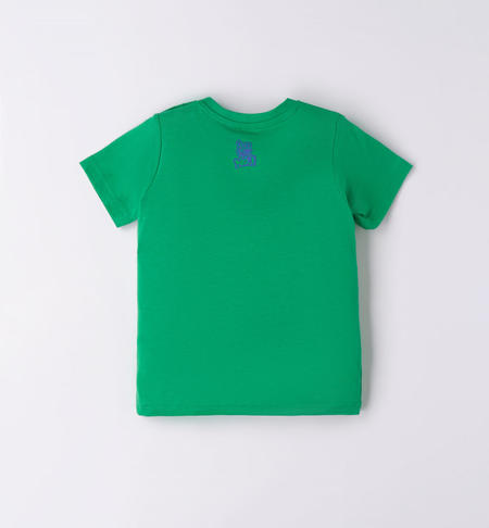 iDO large print T-shirt for boys from 9 months to 8 years VERDE-5154