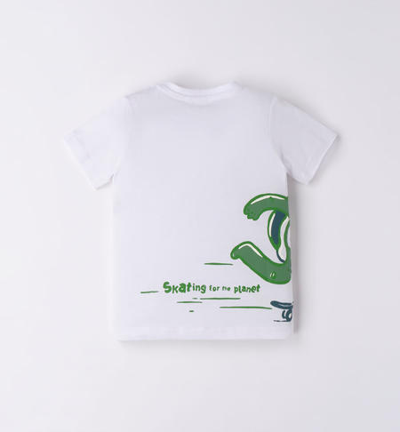 T-shirt bambino tartaruga da 9 mesi a 8 anni iDO BIANCO-0113