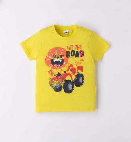 T-shirt bambino varie grafiche da 9 mesi a 8 anni iDO GIALLO-1434