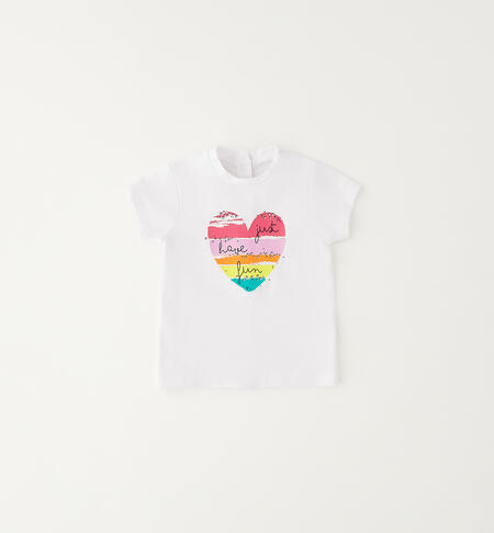 T-Shirt bimba iDO BIANCO