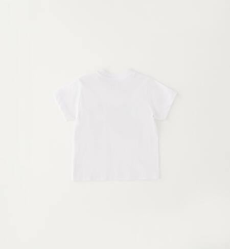100% cotton baby boy T-shirt BIANCO-0113