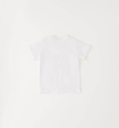 100% cotton children's T-shirts BIANCO-0113