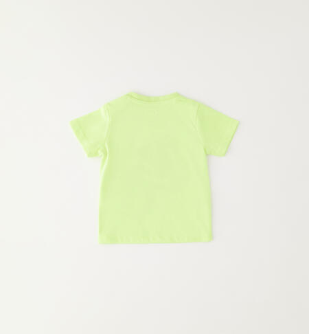 Children's beach T-shirts VERDE FLUO-5834