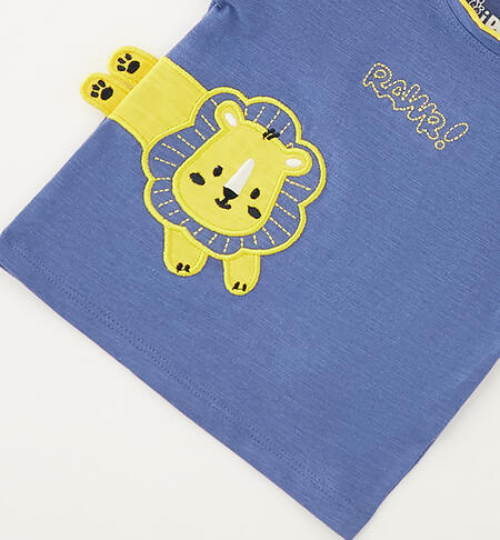 T-Shirt bimbo neonato TURCHESE-3743