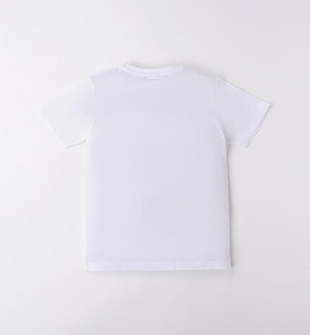 T-shirt colorate per ragazzo da 8 a 16 anni iDO BIANCO-0113