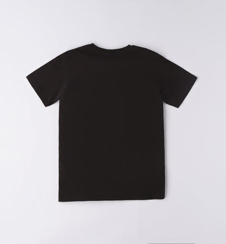 Coloured iDO T-shirts for boys from 8 to 16 years NERO-0658