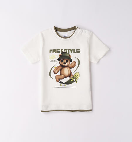 T-shirt da bambino PANNA