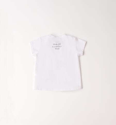 T-shirt da neonata BIANCO-0113