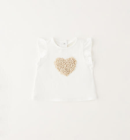 iDOMini baby girl T-shirt WHITE