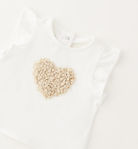 iDOMini baby girl T-shirt BIANCO-0113