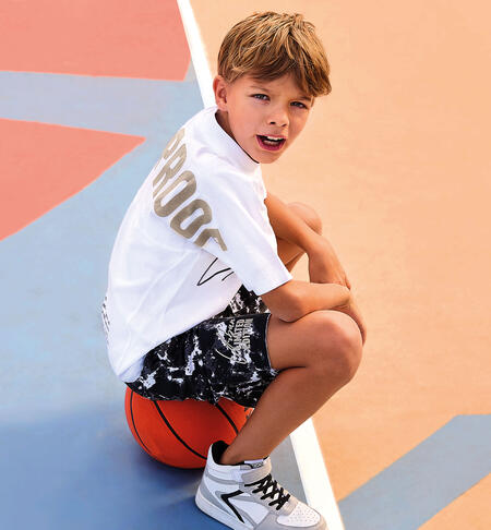 T-shirt da ragazzo iDO BIANCO-0113