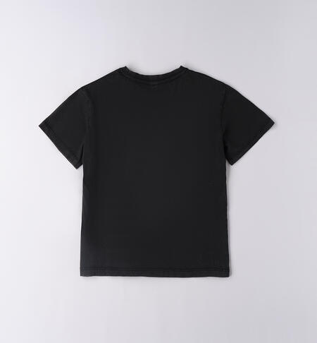 T-shirt da ragazzo NERO-0658