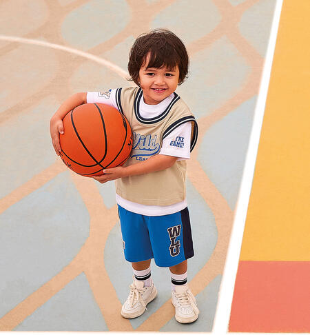 Two-piece T-shirt for children BEIGE