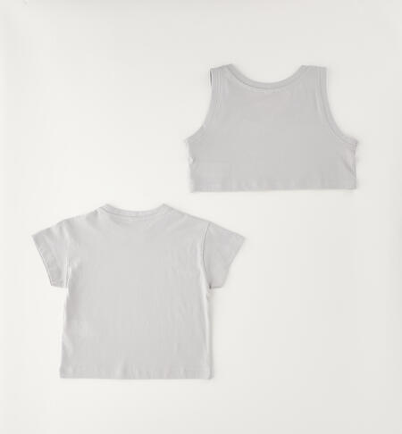 T-shirt e top per ragazza GRIGIO-0515