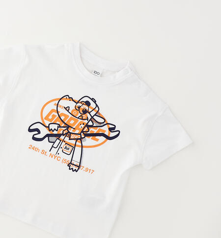 T-Shirt iDO bambino BIANCO-0113