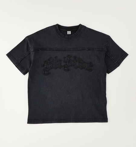 T-shirt iDO in cotone ragazzo NERO
