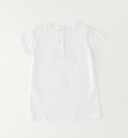 T-shirt iDO per bambina BIANCO-0113