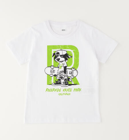 T-shirt iDO per bambino BIANCO-0113