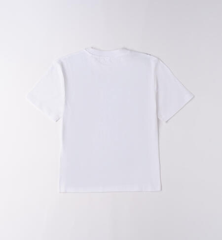 T-shirt iDO ragazzo BIANCO-0113