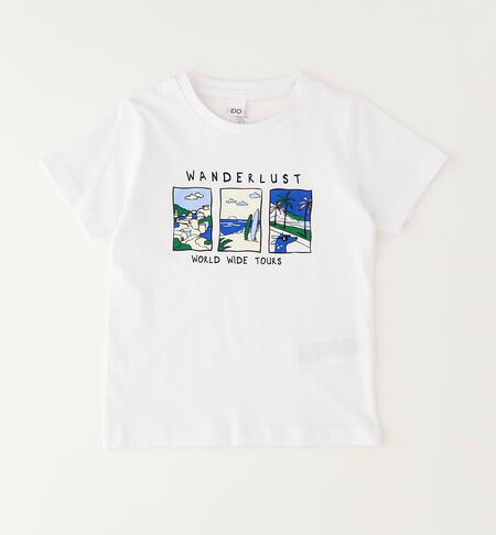 Cotton T-shirt for children WHITE