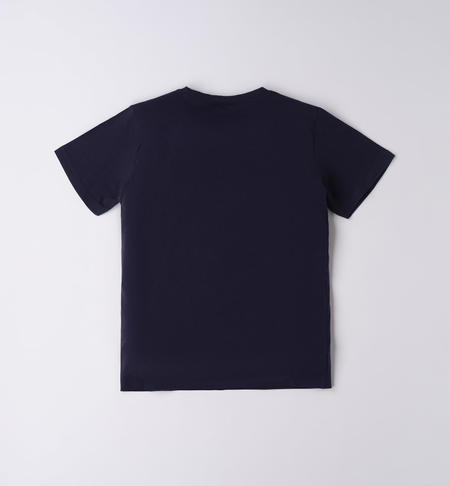 T-shirt in cotone ragazzo da 8 a 16 anni iDO NAVY-3854