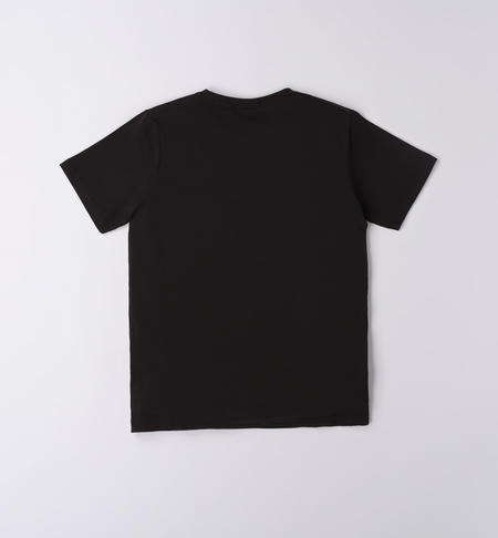 iDO cotton T-shirt for boys from 8 to 16 years NERO-0658