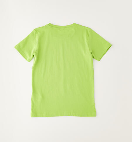 Boys' cotton T-shirt VERDE-5132