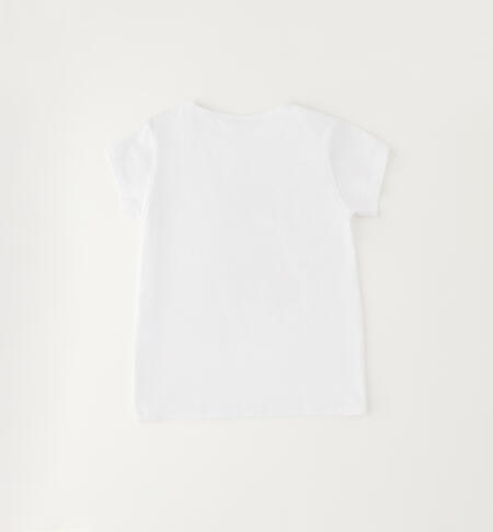 T-shirt manica corta bambina BEIGE-1033