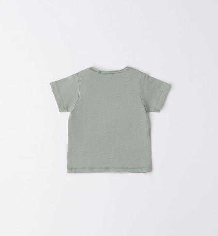T-shirt neonato elefantino da 1 a 24 mesi iDO VERDE SALVIA-4231
