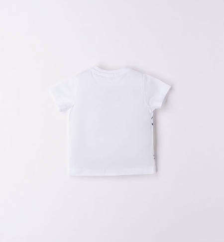 iDO baby boy T-shirt from 1 to 24 months BIANCO-0113