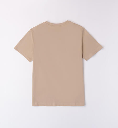T-shirt over per ragazzi BEIGE-0422