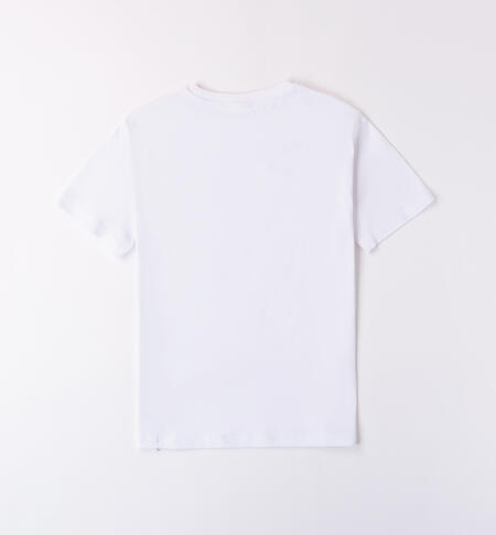 T-shirt over per ragazzi BIANCO-0113