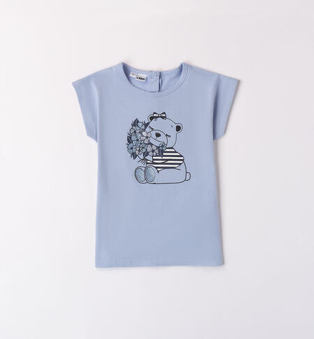 Girls' teddy bear T-shirt 