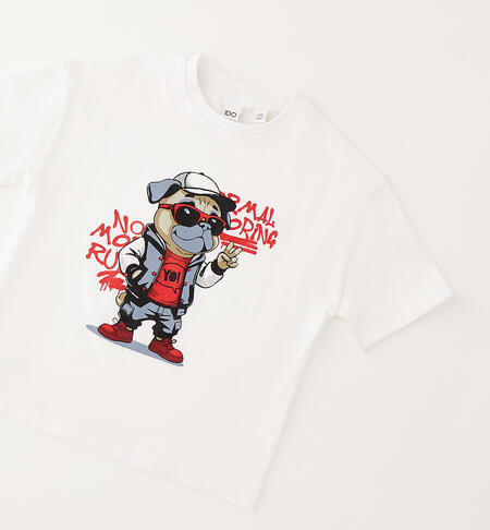 T-shirt per bambino iDO BIANCO-0113