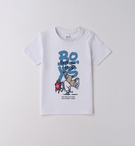 T-shirt per bambino iDO BIANCO-0113