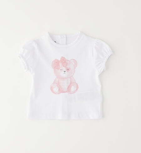 Baby girl T-shirt BIANCO-0113
