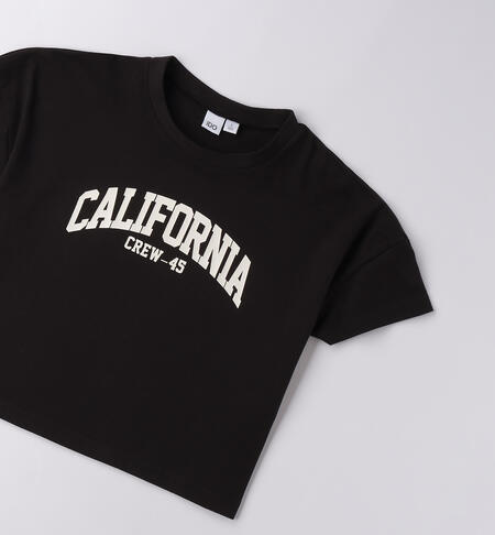 T-shirt per ragazza NERO-0658
