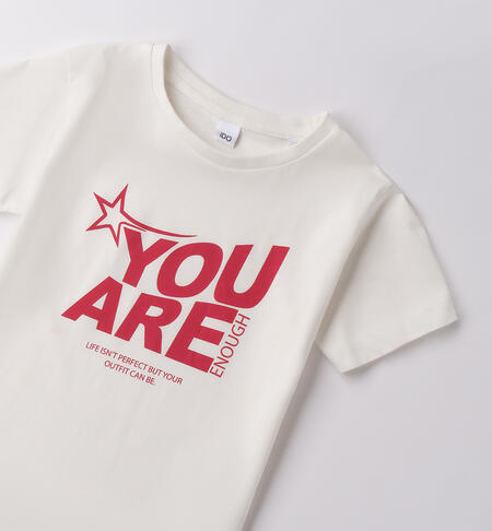 T-shirt per ragazza PANNA-0112