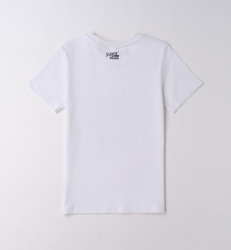 T-shirt per ragazzo BIANCO-0113