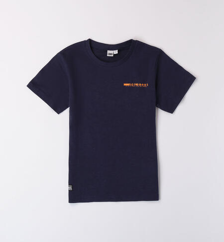 T-shirt per ragazzo con stampa  NAVY-3854